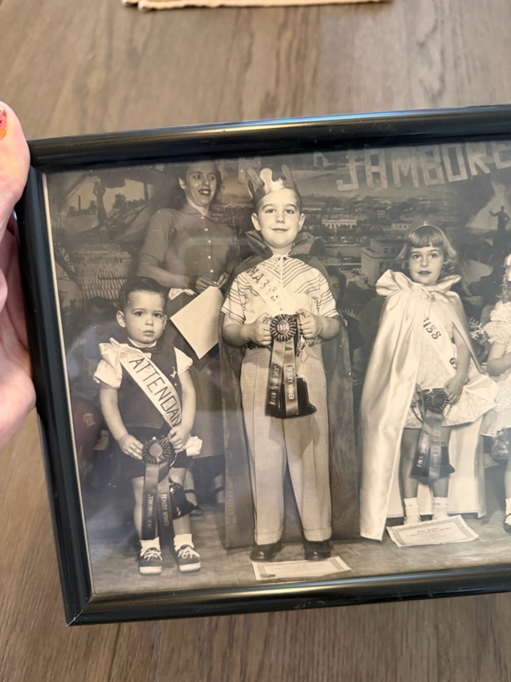 Vintage Picture In Frame Costume Contest Jamboree Cute Unique Kids Children - Picture 3 of 6